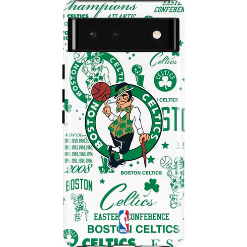 NBA Boston Celtics Historic Blast Pixel Cases